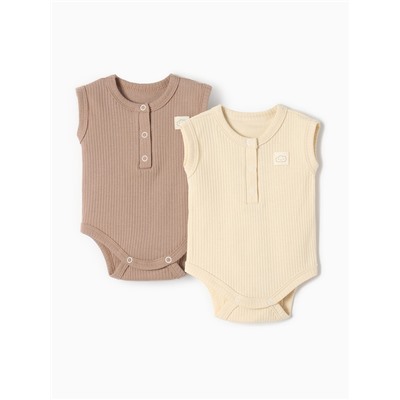 Боди детское «Крошка Я», 2 шт., рост 62-68 см