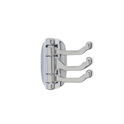 Крючок мебельный CAPPIO OCTOPUS, трехрожковый, цвет хром