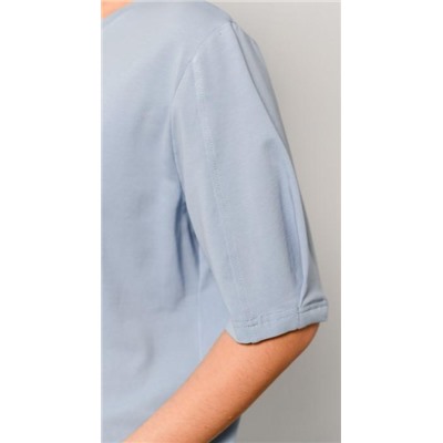 Фуфайка (футболка) Гретта-2 (Светло-голубой)