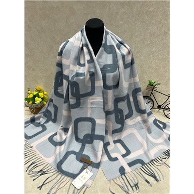 Мягкий палантин из кашемира мультицвет