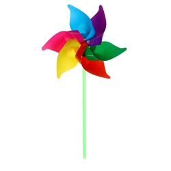 Ветерок - штекер «Вертушка Ромашка», садовая, 40 см, набор 5 шт., МИКС