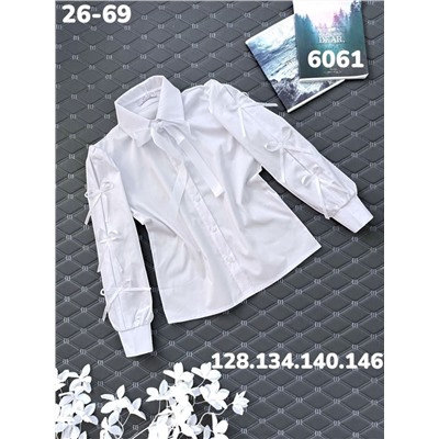 Блузка 6061 белый