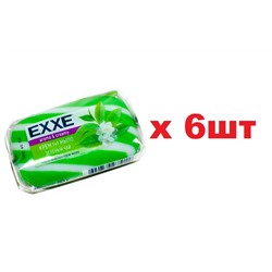 EXXE Туалетное крем-мыло 1+1 80г Зеленый чай 6шт