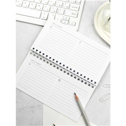 Еженедельник недатированный на спирали 165х85 мм 128 стр. 71599 "СЕРДЕЧКО НА ПОЛОСКАХ" Феникс