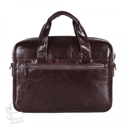 Портфель мужской кожаный 11020Z brown Zinimsk