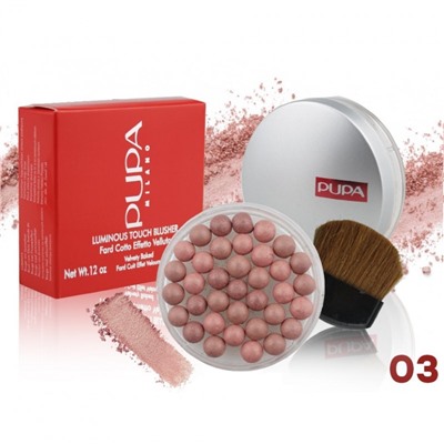 Шариковые румяна Pupa Luminous Touch Blusher (3 шт)