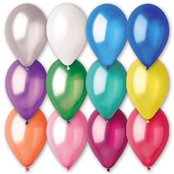 Шар Металлик 10" ассорти 1101-0001 GEMAR