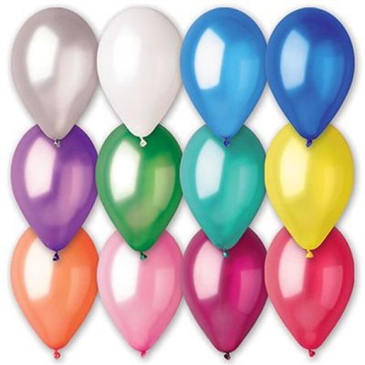 Шар Металлик 10" ассорти 1101-0001 GEMAR