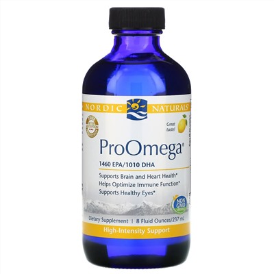 Nordic Naturals, ProOmega, с лимонным вкусом, 237 мл (8 жидк. унций)