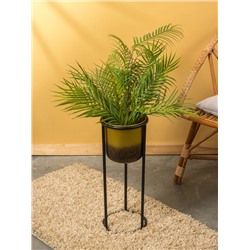 Кашпо на подставке «Арабика», 21×21×53 см, железо