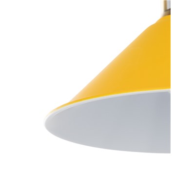 УЦЕНКА Светильник BayerLux 1244/1YL E27 40 Вт желтый 22×22×8.5-108 см