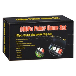 Набор для игры в покер (100 фишек)