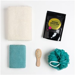 Набор подарочный «Этель» Friends, полотенце 50×90 см, 30×60 см, мочалка, расчёска
