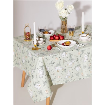 Скатерть Доляна Divine day 146×110 см, рогожка 164 г/м², 100% хлопок