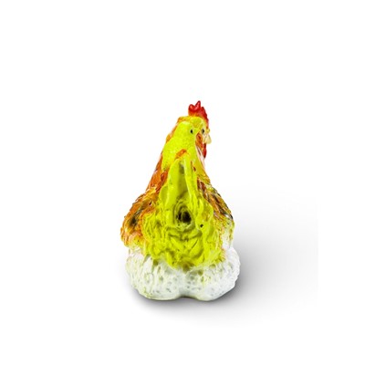 Садовая фигура из гипса «Курица с цыплёнком», 19×11×15.5 см