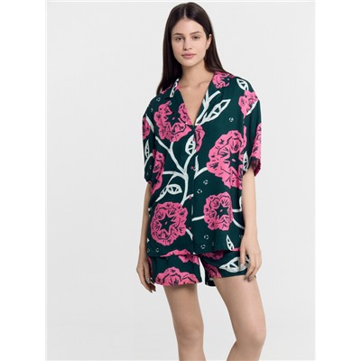 КОМПЛЕКТ ЖЕНСКИЙ (ЖАКЕТ, ШОРТЫ) 592460-1