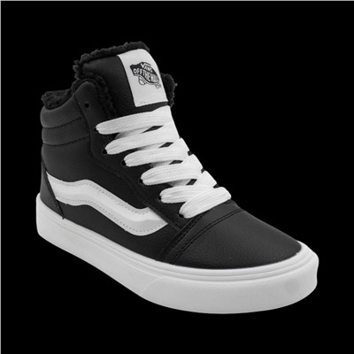 Кроссовки на меху 6686-5 черные