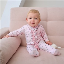 Комбинезон для девочки «Крошка Я. Горошек», розовый, рост 80-86 см