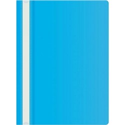 Скоросшиватель А4 пластиковый SE-PSE20/AZURE голубой 0.11/0.13 (2063044) SILWERHOF