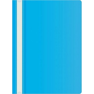 Скоросшиватель А4 пластиковый SE-PSE20/AZURE голубой 0.11/0.13 (2063044) SILWERHOF