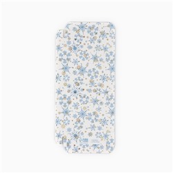 Коробка для шоколада новогодняя «Снежинки», 17×8.5×1.5 см