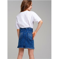 Юбка текстильная джинсовая для девочек