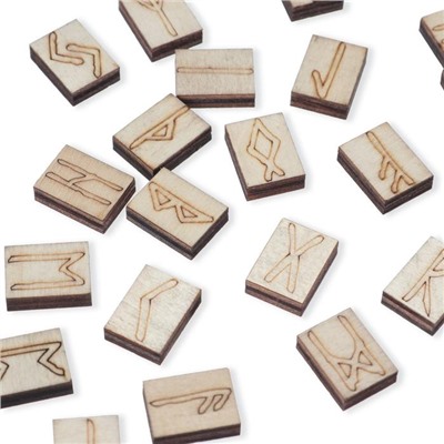 Руны гадальные «Классические», 24 руны, мешочек (12×18 см), 16+