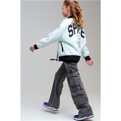 Куртка текстильная с полиуретановым покрытием для девочек (ветровка) PLAYTODAY, 1231513