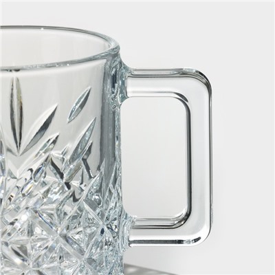 Набор кружек Paşabahçe Timeless, 250 мл, 2 шт., стекло, прозрачные