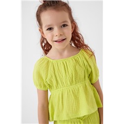 Комплект текстильный для девочек: блузка, брюки PLAYTODAY, 1240282
