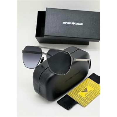 Набор мужские солнцезащитные очки, коробка, чехол + салфетки #22892488