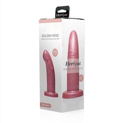 Розовый фаллоимитатор Golden Rose Dildo Small - 13,5 см.
