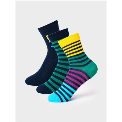 Носки трикотажные для мальчиков, 3 пары в комплекте
