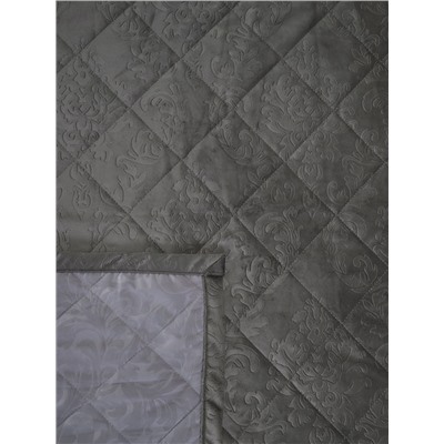 Набор покрывало и чехлы на подушку - Кристалл, цвет графит