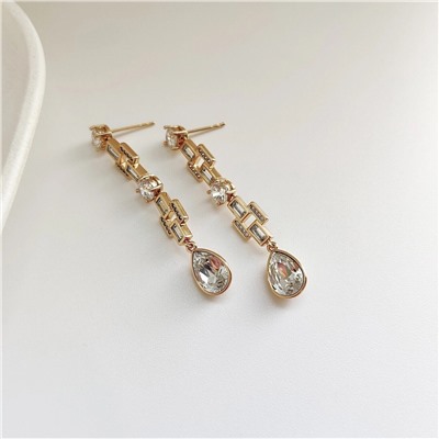 Серьги с кристаллами Swarovski