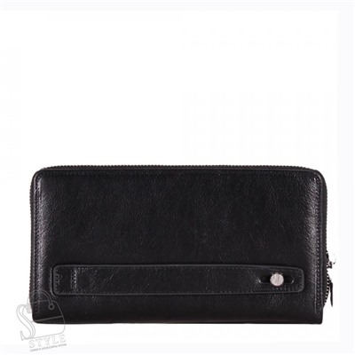 Клатч мужской кожаный 3084H black Heanbag