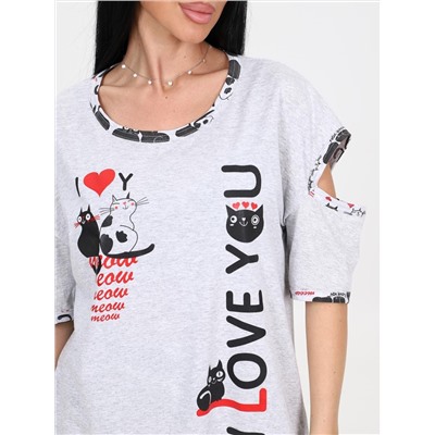 Миу - Миу - пижама серый