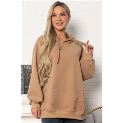 Худи Выше неба (коричневое) Б12919-4М