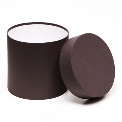 Набор шляпных подарочных коробок 5 в 1, песочный, 23×23-15×15 см