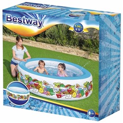 Бассейн надувной «Персонаж», 196×53 см, от 6 лет, 51122 Bestway