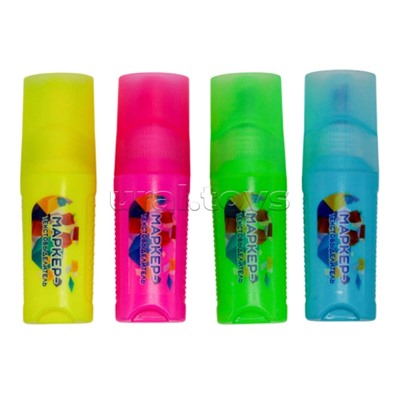 Маркеры-текстовыделители мини, Неон, 4 шт, в ПВХ-упаковке