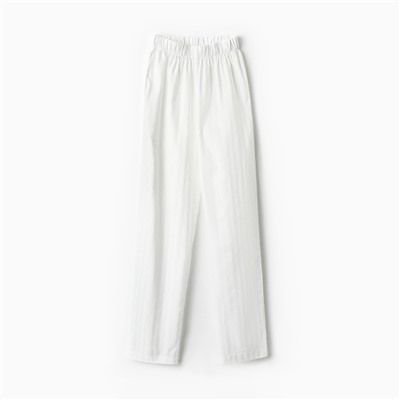 Брюки домашние женские KAFTAN Base, белые, размер 40-42