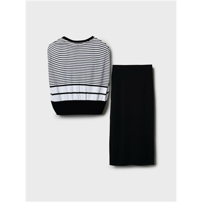 Комплект трикотажный для женщин: джемпер, юбка