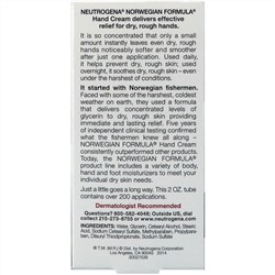 Neutrogena, крем для рук, без запаха, 56 г (2 унции)