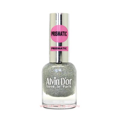 Alvin D`or Лак для ногтей  Prismatic тон 2704 серебристый 12мл