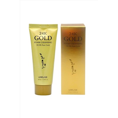Lebelage Пенка для умывания с 24-каратным золотом / 24k Gold Foam Cleansing, 100 мл KRISTALLER, 1109323