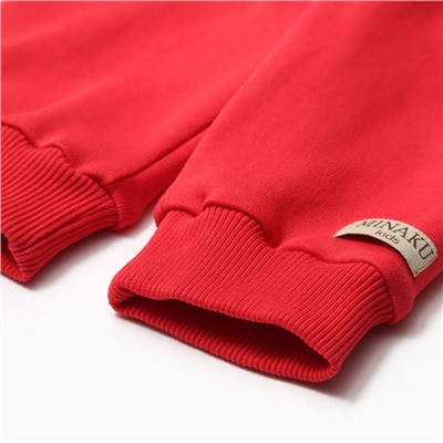 Комплект детский (джемпер, брюки) MINAKU, рост 68-74 см, красный