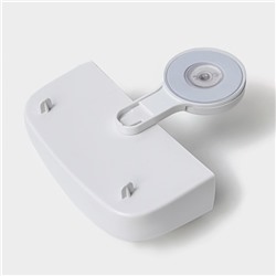 Полка для ванной Доляна Witlen, органайзер настенный, самоклеящийся, 16.5×6.5×17 см, белая