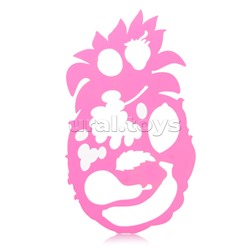 Трафарет фигурный "Ананас с фруктами"