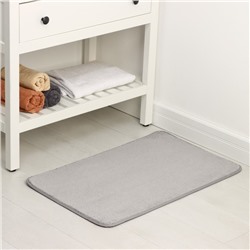 Коврик для дома Доляна «Софт», 50×80 см, серый